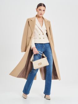 Beige Double-Breasted Jacket sp_e1