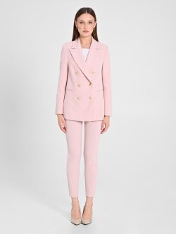 Pink Double-Breasted Jacket det_1