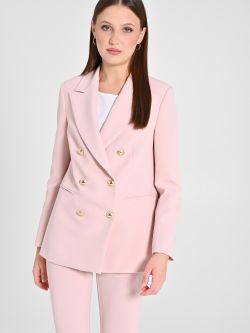 Pink Double-Breasted Jacket in_i7