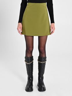 A-line Mini Skirt in Technical Fabric det_2
