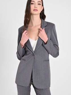 Giacca grigia donna clearance