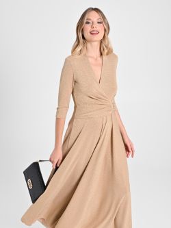 Robe longue en fil de lurex doré in_i7