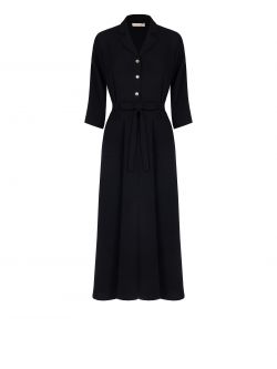 Black Chemise Dress det_4