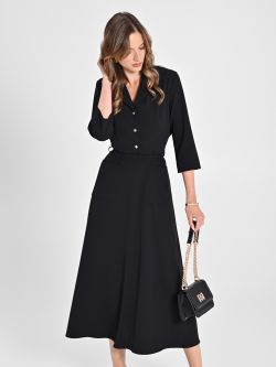 Black Chemise Dress in_i7