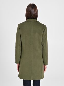 Military Green Medium-Length Coat in_i4