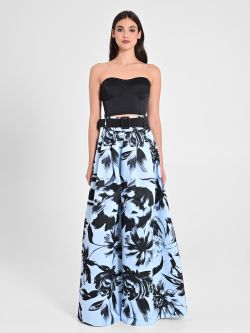 Maxi Floral Duchesse Skirt det_1