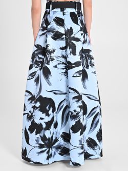 Maxi Floral Duchesse Skirt in_i4