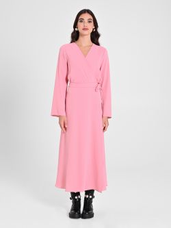 Antique Pink Chemise Dress det_1