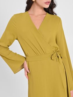 Oil Green Chemise Dress in_i5