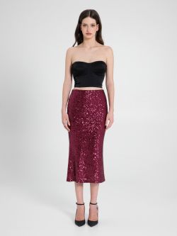 Sequinned Pencil Skirt det_1