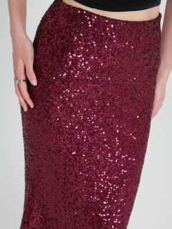 Sequinned Pencil Skirt in_i5