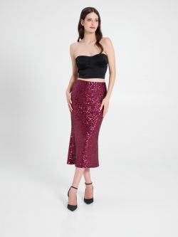 Sequinned Pencil Skirt sp_e1