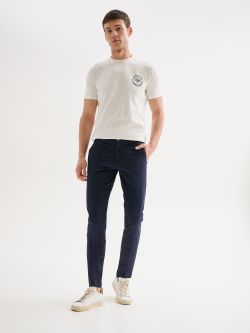Chino-Hose für Herren Slim-fit Basic QB24 sp_e1