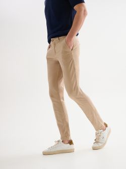 Pantalon chino homme slim basique QB24 in_i7