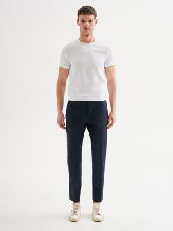 Men's Regular Trousers in Technical Fabric QB24 det_1