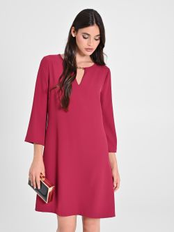 Burgundy A line Dress Rinascimento