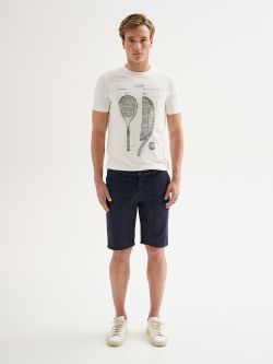 Men’s Crewneck T-shirt with Sports Print QB24 det_1