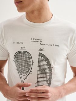 Men’s Crewneck T-shirt with Sports Print QB24 in_i6