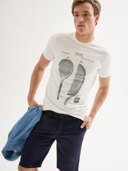 Men’s Crewneck T-shirt with Sports Print QB24 sp_e1