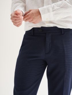 Pantaloni Uomo Slim-fit da Completo Texture QB24 in_i5