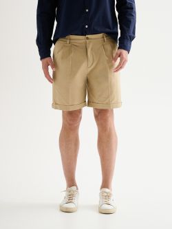 Men’s Regular Bermuda Shorts with Darts QB24 det_3