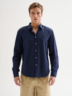 Chemise en coton col à l’italienne QB24 homme det_3