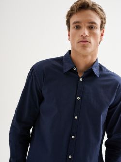 Chemise en coton col à l’italienne QB24 homme in_i5