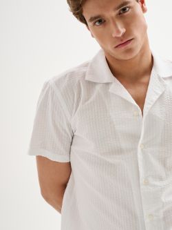 Men’s Seersucker Bowling Shirt QB24 sp_e1