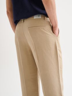 Męskie spodnie loose-fit z lnem QB24 in_i5