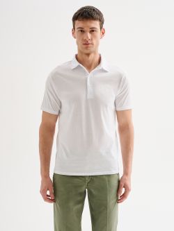 Polo Uomo Cotone e Modal Bianca QB24 det_3