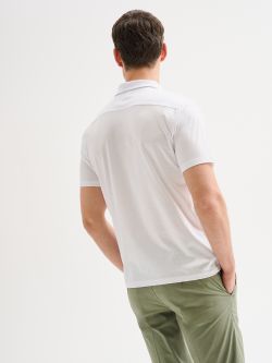 Polo Uomo Cotone e Modal Bianca QB24 in_i4