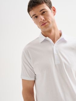 Polo Uomo Cotone e Modal Bianca QB24 in_i5