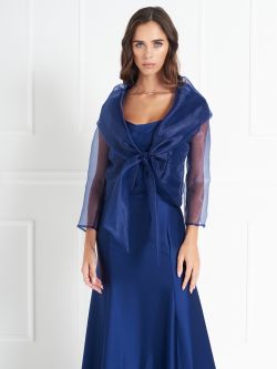 atelier Shrug in Blue Organza det_3