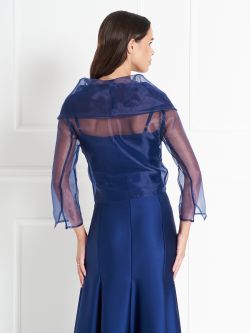 atelier Shrug in Blue Organza in_i4