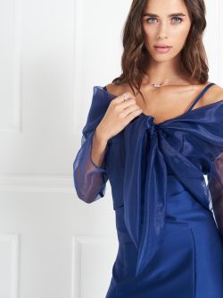 atelier Shrug in Blue Organza in_i5