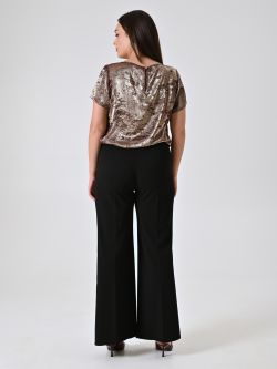 Curvy-Palazzo-Hose in Schwarz det_3