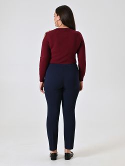 Pantalon skinny Curvy bleu det_3