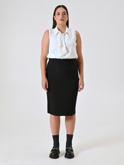 Curvy Black Pencil Skirt det_1