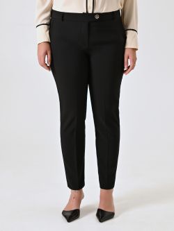 Pantaloni Curvy Straight Neri det_2