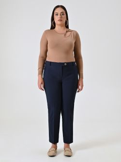 Pantaloni Curvy Straight Blu det_1