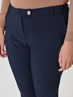 Pantaloni Curvy Straight Blu in_i5