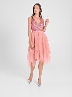 Vestito rinascimento rosa e nero new arrivals