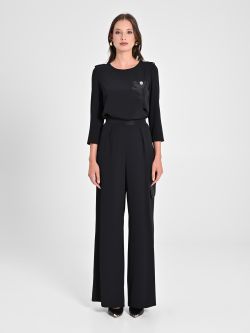 Trousers with Taffeta Pocket det_1
