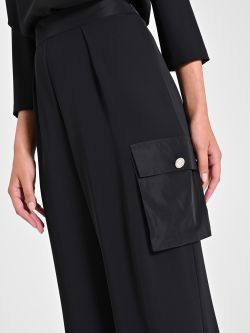 Trousers with Taffeta Pocket in_i5