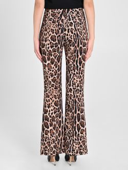 Ausgestellte Hose mit Animal-Print in_i4