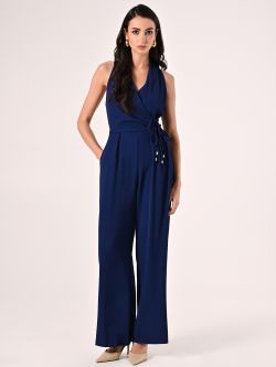 Blue Jumpsuit with Ribbons in_i7