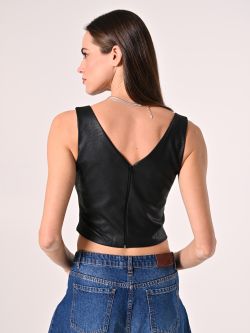Top Simil Pelle Nero det_3