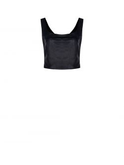 Top Simil Pelle Nero det_4