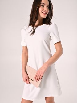 Abito A-Line Bianco sp_e1
