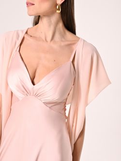 Long Dress in Pink with Ribbons det_2